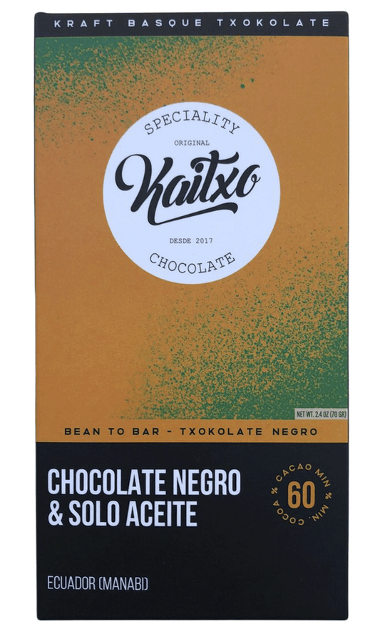 chocolate negro & solo aceite